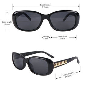 Polarized PC Sunglasses，Plastic Sun Glasses for Men and Women 100% UV Blocking