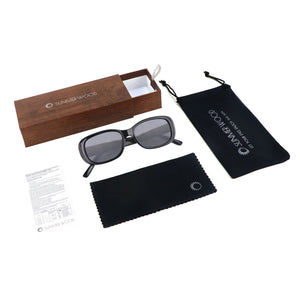 Polarized PC Sunglasses，Plastic Sun Glasses for Men and Women 100% UV Blocking