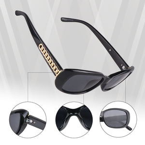 Polarized PC Sunglasses，Plastic Sun Glasses for Men and Women 100% UV Blocking