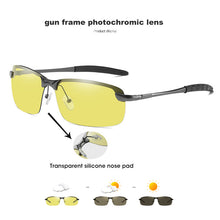 Load image into Gallery viewer, Polarized Photochromic Outdoor Driver Sunglasses for Men &amp; Women Anti Glare UV400 Protection for Day &amp; Night Driving Sun Glasses