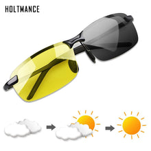Load image into Gallery viewer, Polarized Photochromic Outdoor Driver Sunglasses for Men &amp; Women,Anti Glare UV400 Protection for Day &amp; Night Driving Sun Glasses