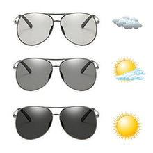 Load image into Gallery viewer, Polarized Pochromic Sunglasses Chameleon Glasses Square Sun Glasses Discoloration Eyewear Anti Glare UV400 Driving Goggles