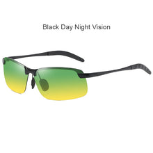 Load image into Gallery viewer, Polarized Photochromic Sunglasses Men Driving Rectangle Chameleon Change Color Sun Glasses Day Night Vision Anti Glare Goggles