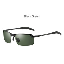 Load image into Gallery viewer, Polarized Photochromic Sunglasses Men Driving Rectangle Chameleon Change Color Sun Glasses Day Night Vision Anti Glare Goggles
