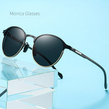 Load image into Gallery viewer, Polarized Round Metal Frame Woman Sun Glasses fishing Driving Sunglasses Brand Sunglasses Female UV400
