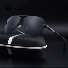 Load image into Gallery viewer, Polarized Sunglasses 2023 Men Classic Large Lenses Lente de Contato Visao NoturnaOculos Kurt Cobain Lunette de vue Homme politie