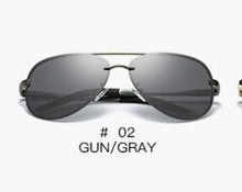 Load image into Gallery viewer, Polarized Sunglasses 2023 Men Classic Large Lenses Lente de Contato Visao NoturnaOculos Kurt Cobain Lunette de vue Homme politie