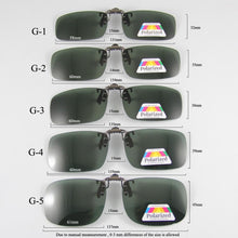 Carica l'immagine nel visualizzatore di Gallery, Polarized Sunglasses Clip-on Mater Bridge Can up Clip on Sunglasses Men Women Sun Glasses Eyeglasses Lens Clear Driving Goggles