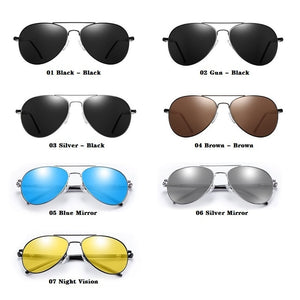 Polarized Sunglasses For Men Pilot Glasses Women Male Driver Sun Glasses Day And Night Vision Eyewear Brand Design Shades UV400