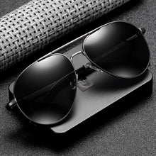 Load image into Gallery viewer, Polarized Sunglasses For Men Pilot Male Driver Sun Glasses Day And Night Vision Eyewear Metal temples Brand Design BYXGLS24
