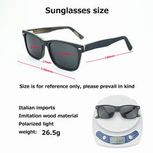 Load image into Gallery viewer, Polarized Sunglasses For men Driving Brand Women Square Mirror Sun Glasses Male With Box Accessories imitation Wooden