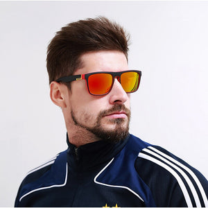 Polarized Sunglasses Men 2023 KDEAM Top  Driving Sunglasses Square Frame Sun Glasses Male Mirror UV400 Eyewear TH-KD156