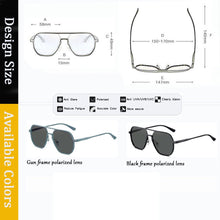 Load image into Gallery viewer, Polarized Sunglasses Men 2023  Brand Mens Sun Glasses Vintage Aluminum Magnesium Gafas De Sol Polarizadas Zonnebril Heren