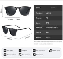 Load image into Gallery viewer, Polarized Sunglasses Men 2023 Retro Mirror Square Sunglasses Vintage Anti-Glare Driver's Sun Glasses For Men Oculos  shade