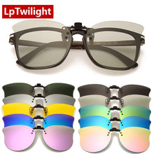 Carica l&#39;immagine nel visualizzatore di Gallery, Polarized Sunglasses Men Clip On Sunglasses Eyewear Accessories Photochromic Driving Goggles Women Cat Eye Glasses UV