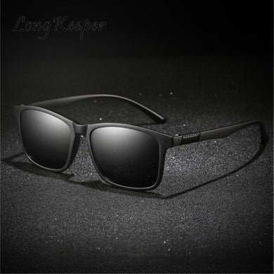 Polarized Sunglasses Men Mirror Lens Anti-glare Driving Fishing Glasses Classic Retro Eyeglasses Flexible Sun Glasses Oculos
