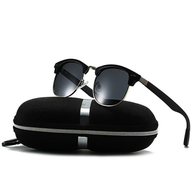 Polarized Sunglasses Men Women Brand Design Eye Sun Glasses Women Semi Rimless Classic Men Sunglasses Oculos De Sol UV400 MJ-33