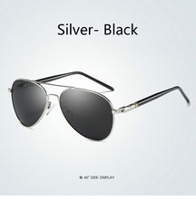 Load image into Gallery viewer, Polarized Sunglasses Men Women Classic Pilot Sun Glasses UV400 Alloy Frame Men Sunglasses with Glasses Case