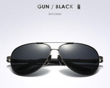 Carica l&#39;immagine nel visualizzatore di Gallery, Polarized Sunglasses Men Women Classic Retro Sun glasses Brand Designer Male Driving Lady UV400 oculos de sol steampunk
