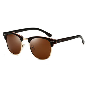Polarized Sunglasses Men Women RB 3016 Design Half Frame Driver Sun Glasses Rimless Classic Men Sunglasses Oculos De Sol UV400