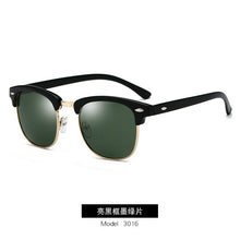 Carica l&#39;immagine nel visualizzatore di Gallery, Polarized Sunglasses Men Women RB 3016 Design Half Frame Driver Sun Glasses Rimless Classic Men Sunglasses Oculos De Sol UV400
