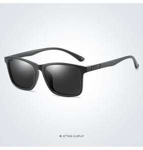 Polarized Sunglasses Men Women TR Frame Sun Glasses UV400 Male Square Sunglasses with Glasses Case