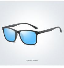 Carica l&#39;immagine nel visualizzatore di Gallery, Polarized Sunglasses Men Women TR Frame Sun Glasses UV400 Male Square Sunglasses with Glasses Case
