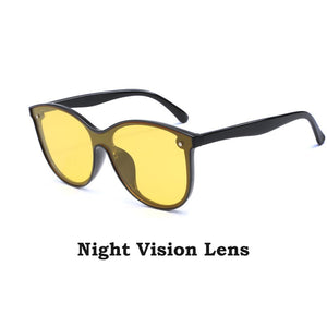 Polarized Sunglasses Men Women cat eye sunglasses Night Vision Googles Sun Glasses 2023 miroir gafas de sol mujer