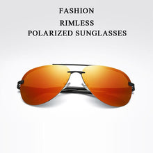 Load image into Gallery viewer, Polarized Sunglasses Rimless Sunglasses Men Glasses Gafas De Sol Polarizadas Lentes Aviador Polar  Drive Okulary