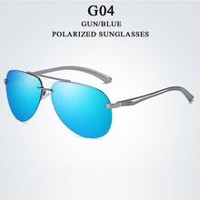 Load image into Gallery viewer, Polarized Sunglasses Rimless Sunglasses Men Glasses Gafas De Sol Polarizadas Lentes Aviador Polar  Drive Okulary
