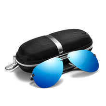 Load image into Gallery viewer, Polarized Sunglasses Rimless Sunglasses Men Glasses Gafas De Sol Polarizadas Lentes Aviador Polar  Drive Okulary