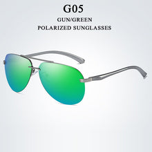 Load image into Gallery viewer, Polarized Sunglasses Rimless Sunglasses Men Glasses Gafas De Sol Polarizadas Lentes Aviador Polar  Drive Okulary