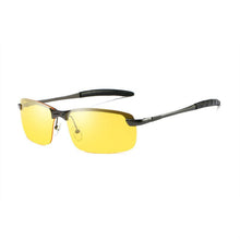 Load image into Gallery viewer, Polarized Sunglasses Smart Color-changing Night Vision Goggles for Men Driving Night Brightening Yellow Film Polarized Glasses
