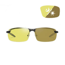 Load image into Gallery viewer, Polarized Sunglasses Smart Color-changing Night Vision Goggles for Men Driving Night Brightening Yellow Film Polarized Glasses