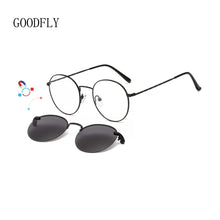 Load image into Gallery viewer, Polarized Sunglasses Women Men Magnetic Clip On Sunglasses Sun Glasses Men Women Sunglass Round Glasses Frame Of Eyeglasses 2023