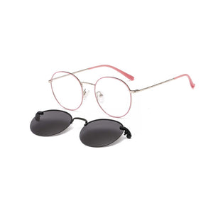 Polarized Sunglasses Women Men Magnetic Clip On Sunglasses Sun Glasses Men Women Sunglass Round Glasses Frame Of Eyeglasses 2023