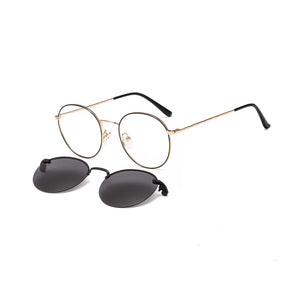Polarized Sunglasses Women Men Magnetic Clip On Sunglasses Sun Glasses Men Women Sunglass Round Glasses Frame Of Eyeglasses 2023