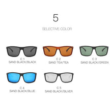 Load image into Gallery viewer, Polarized Sunglasses for Men Plastic Men&#39;s Square Driving Eyewear Travel Sun Glass Shades for Women UV400 9-JY8213
