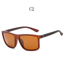 Load image into Gallery viewer, Polarized Sunglasses for Men Plastic Men&#39;s Square Driving Eyewear Travel Sun Glass Shades for Women UV400 9-JY8213