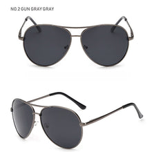 Load image into Gallery viewer, Polarized Vintage Pilot Sunglasses Men Brand Designer Sun Glasses Women Eyeglasses Spring Leg Gafas Oculos De Sol Masculino