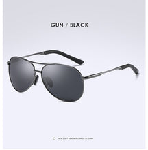 Load image into Gallery viewer, Polarized Vintage Pilot Sunglasses Men Brand Designer Sun Glasses Women Eyeglasses Spring Leg Gafas Oculos De Sol Masculino