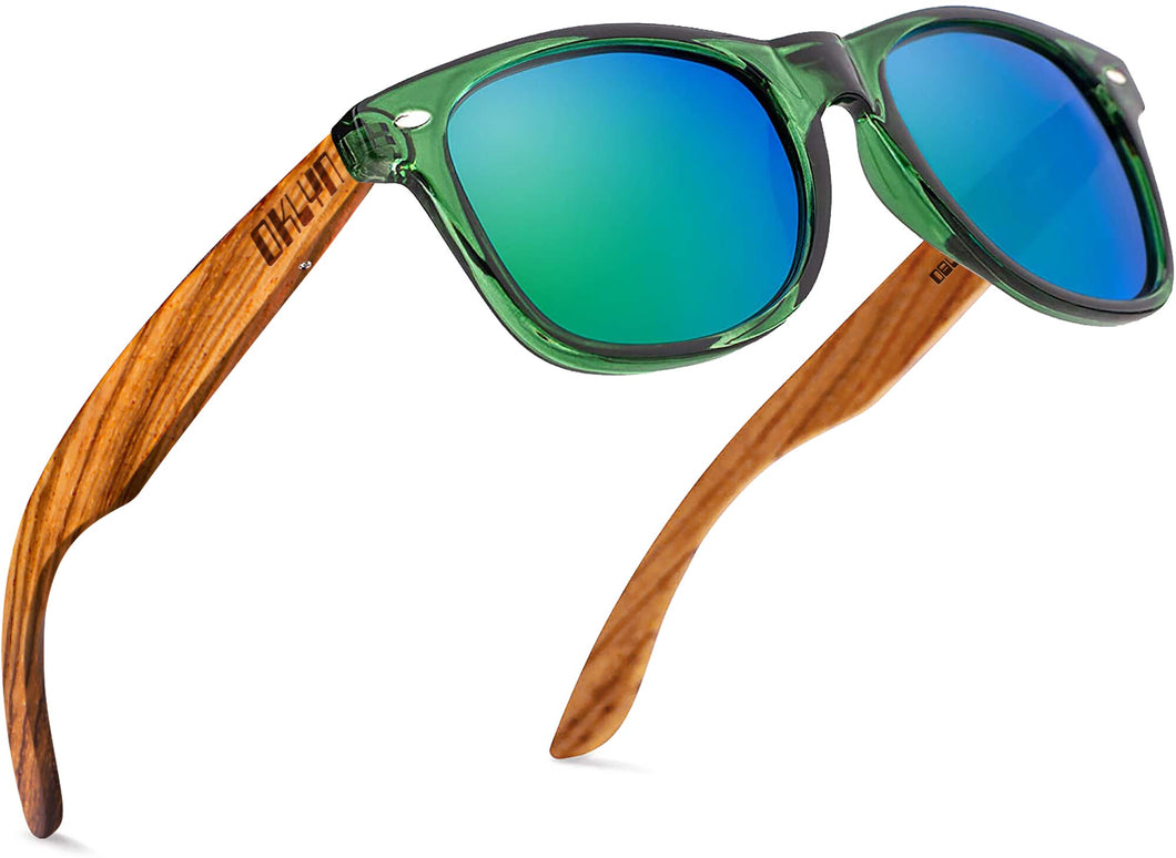 Polarized Wood Sunglasses Men Square Frame UV400 Sun glasses Women Sun glasses Male oculos de sol Feminino