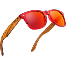 Load image into Gallery viewer, Polarized Wood Sunglasses Men Square Frame UV400 Sun glasses Women Sun glasses Male oculos de sol Feminino