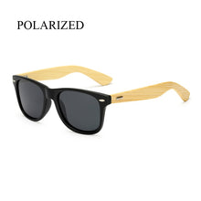 Load image into Gallery viewer, Polarized Wood Sunglasses Men women square bamboo Women Mirror Polaroid Sun Glasses for men women retro de sol Handmade Pink