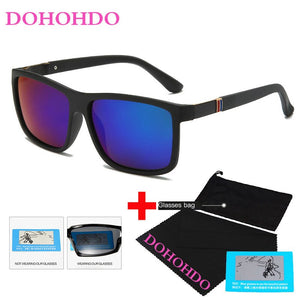 Polaroid Sunglasses Square Flexible Driving Rubber Square Tr90  Sun Glasses Famous Brand Men Polarized Sunglases For Women Men
