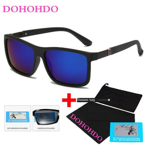 Polaroid Sunglasses Square Flexible Driving Rubber Square Tr90  Sun Glasses Famous Brand Men Polarized Sunglases For Women Men