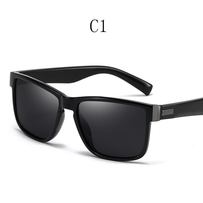 Polaroid sunglasses Unisex Square Vintage Sun Glasses Famous Brand Sunglases polarized Sunglasses retro Feminino For Women Men