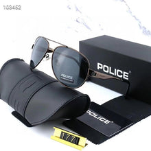 Load image into Gallery viewer, Police  Brand Sunglasses Men&#39;s Polarized Pilot Sunglasses Top Brand Designer AAA+ Driving Glasses UV400 P177-2