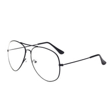 Load image into Gallery viewer, Polit Glasses Frame Oversized  CateyeMen Women's Sun Glasses Metal Frame Eyewear Vintage Female Clear Lens Optics Spectacle