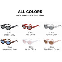 Load image into Gallery viewer, Polygon Rectangle Women Sunglasses 2023 Retro Cat eye Designer Sun Glasses Men Women Eyewear Shades UV400 De Sol Mujer